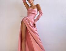 Комплект: корсет з рукавичками + спідниця максі з драпіруванням   | PUSHKA SHOP