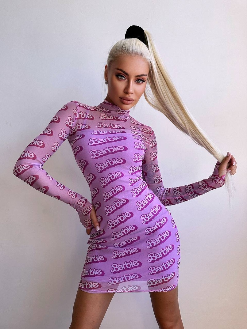 Міні сукня з принтом  Міні сукня з принтом  | PUSHKA SHOP