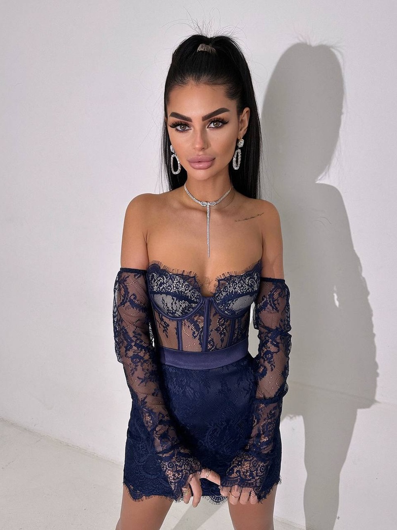 Мереживний комплект: корсет + спідниця   Мереживний комплект: корсет + спідниця   | PUSHKA SHOP