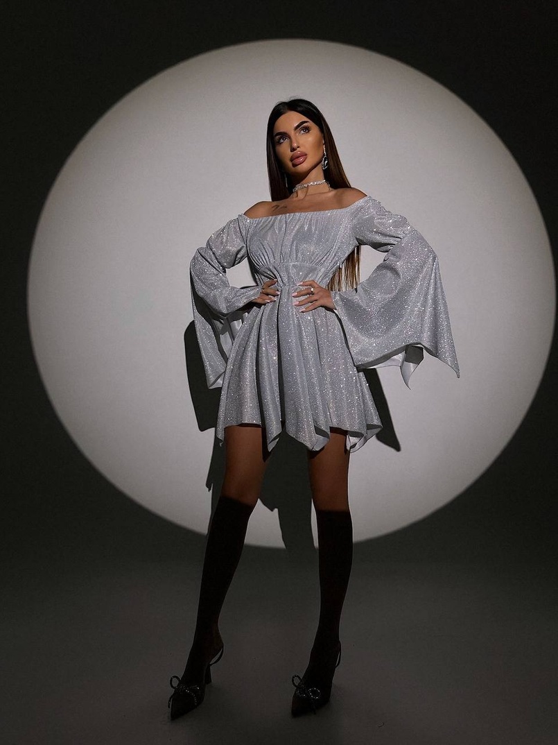 Сяючий комплект: сукня + корсет   | PUSHKA SHOP