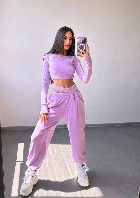 Велюровий комплект  | PUSHKA SHOP