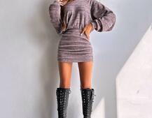 Трикотажна сукня міні  Трикотажна сукня міні  | PUSHKA SHOP