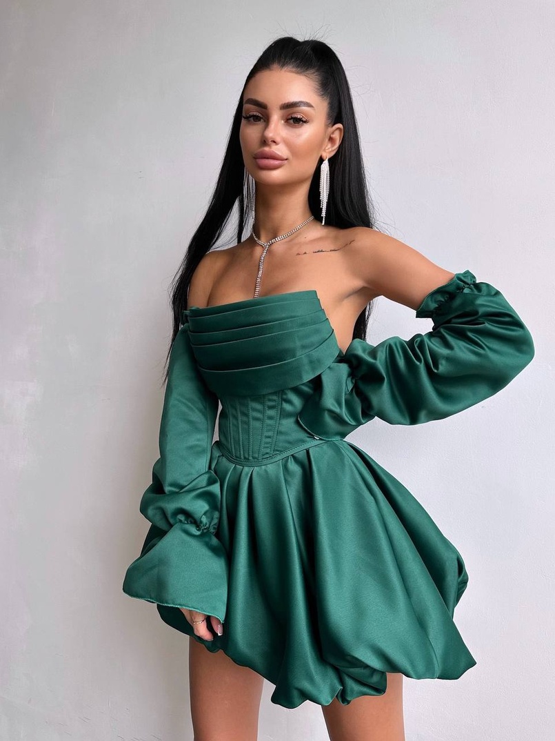 Комплект : корсет з рукавами  + спідниця балон  | PUSHKA SHOP