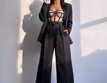 Костюм:  піджак на підкладці, штани+ корсет Костюм:  піджак на підкладці, штани+ корсет | PUSHKA SHOP