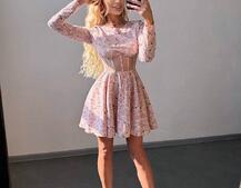 Корсетна сукня з пишною спідницею в квітковий Принт  Корсетна сукня з пишною спідницею в квітковий Принт  | PUSHKA SHOP