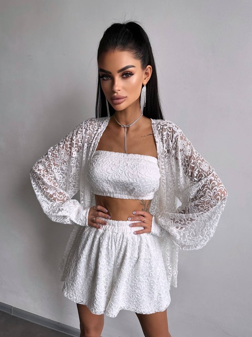 Мереживний комплект трійка  Мереживний комплект трійка  | PUSHKA SHOP