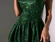 Сяюча корсетна  сукня міні  | PUSHKA SHOP