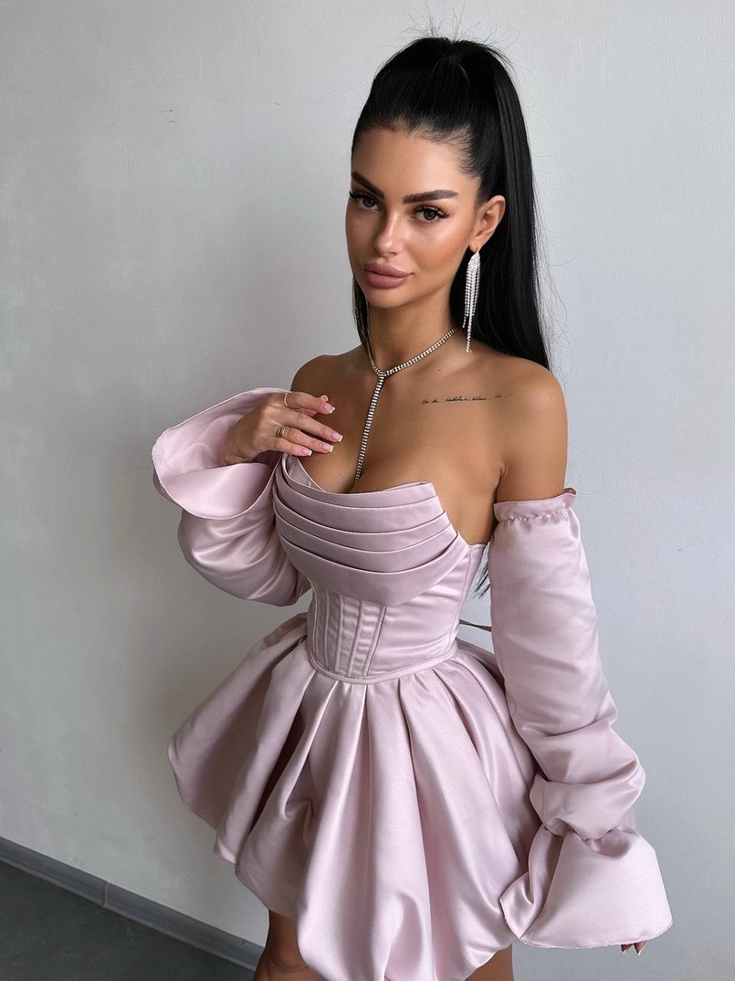 Комплект : корсет з рукавами  + спідниця балон  | PUSHKA SHOP