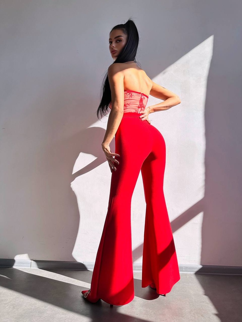 Комплект: піджак + комбінезон кльош  Комплект: піджак + комбінезон кльош  | PUSHKA SHOP