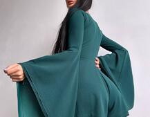 Ромпер з розкльошеними рукавами  Ромпер з розкльошеними рукавами  | PUSHKA SHOP