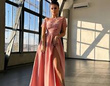 Сукня максі з мереживом  Сукня максі з мереживом  | PUSHKA SHOP