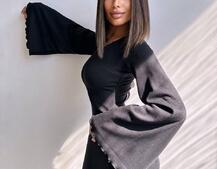 Трикотажна сукня зі шнурівкою на спинці    Трикотажна сукня зі шнурівкою на спинці    | PUSHKA SHOP