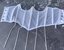 Корсет на кісточках зі шнурівкою, декорований стразами Ручна робота! Корсет на кісточках зі шнурівкою, декорований стразами Ручна робота! | PUSHKA SHOP