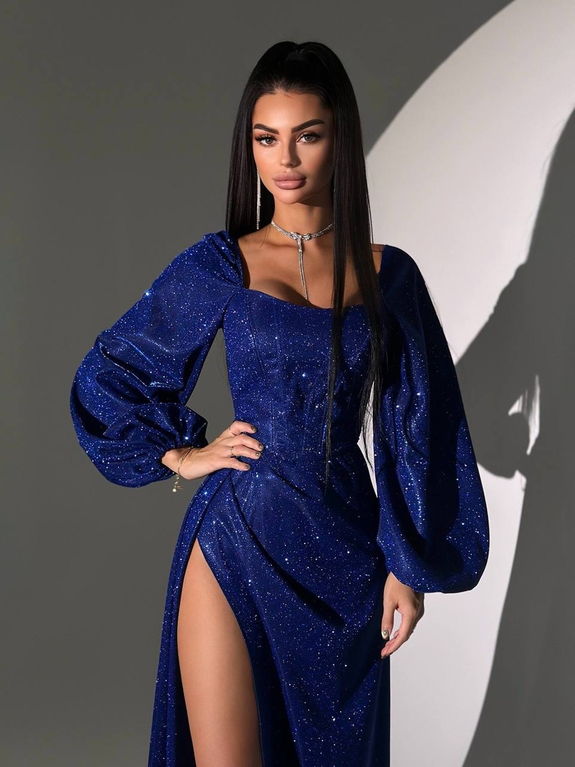 Сяючий комплект: корсет + спідниця  максі з драпіруванням Сяючий комплект: корсет + спідниця  максі з драпіруванням | PUSHKA SHOP