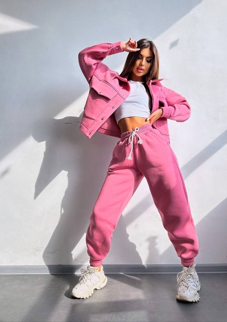 Комплект: тепла сорочка на кнопках + джоггери | PUSHKA SHOP