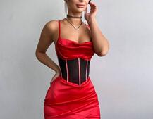 Комплект: корсет, декорований стразами + спідниця міні з драпіруванням   Комплект: корсет, декорований стразами + спідниця міні з драпіруванням   | PUSHKA SHOP