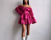 Сукня з чокером  | PUSHKA SHOP