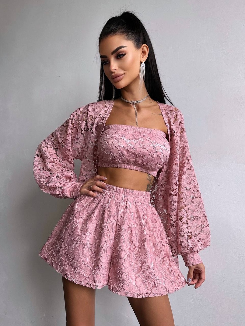 Мереживний комплект трійка  Мереживний комплект трійка  | PUSHKA SHOP