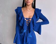 Сукня з воланами  Сукня з воланами  | PUSHKA SHOP