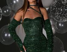 Сяюча корсетна сукня бюстьє | PUSHKA SHOP