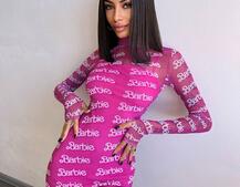 Міні сукня з принтом  | PUSHKA SHOP