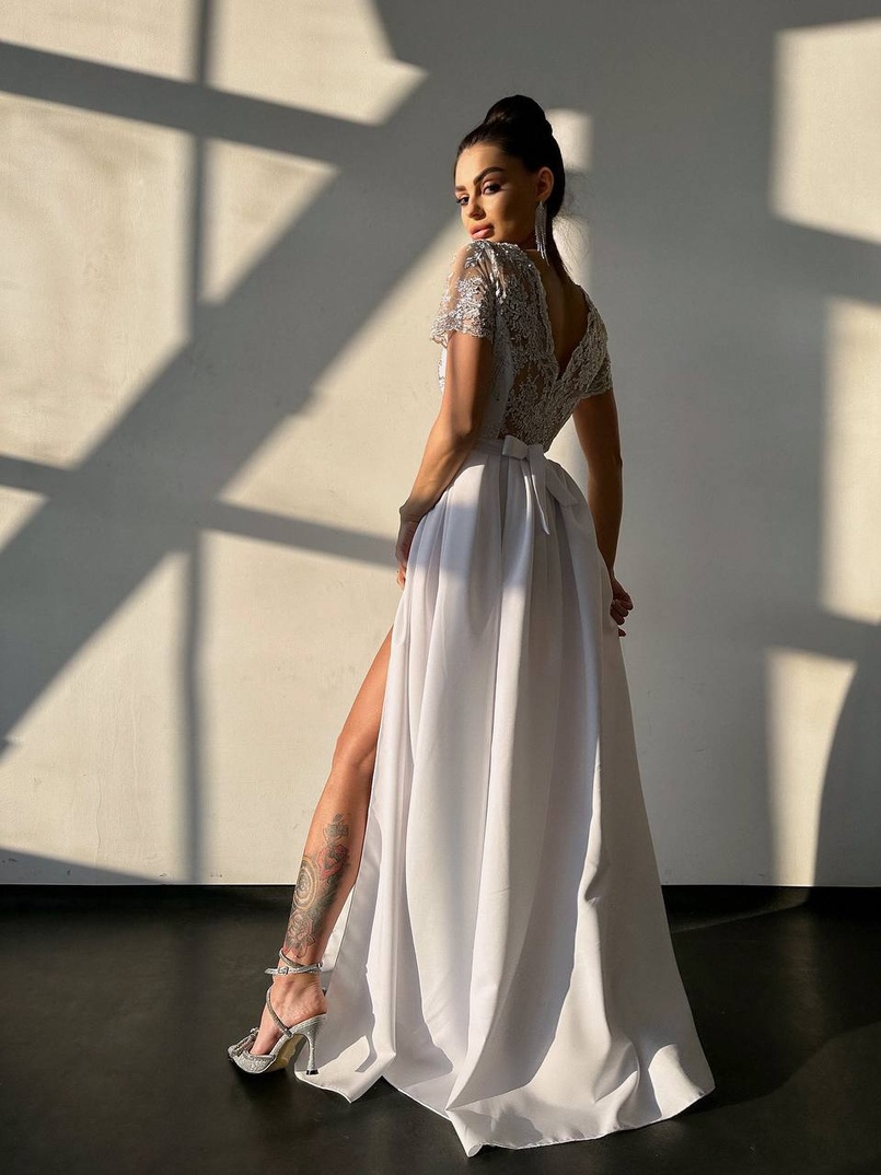 Сукня максі з мереживом  Сукня максі з мереживом  | PUSHKA SHOP