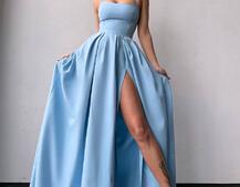 Сукня максі  зі шнурівкою на спинці Сукня максі  зі шнурівкою на спинці | PUSHKA SHOP