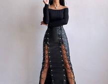 Комплект: топ + спідниця міді  Комплект: топ + спідниця міді  | PUSHKA SHOP