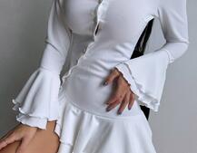 Сукня з з воланами на ґудзиках  Сукня з з воланами на ґудзиках  | PUSHKA SHOP