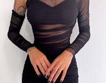 Міні сукня з драпіруванням   Міні сукня з драпіруванням   | PUSHKA SHOP