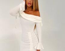 Трикотажна сукня міді з хомутом   Трикотажна сукня міді з хомутом   | PUSHKA SHOP