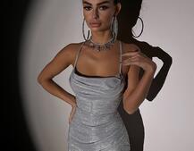 Сяючий комплект: корсет + спідниця міні з драпіруванням Сяючий комплект: корсет + спідниця міні з драпіруванням | PUSHKA SHOP