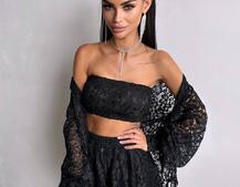 Мереживний комплект трійка  Мереживний комплект трійка  | PUSHKA SHOP