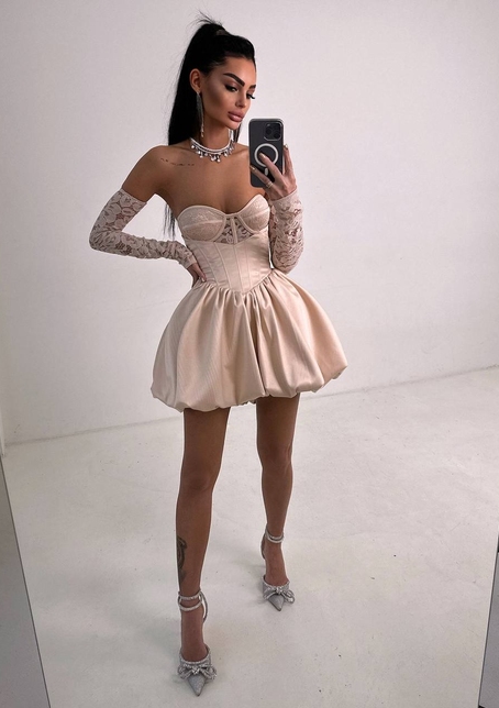 Комплект: мереживний корсет бюстьє + корсетна спідниця Комплект: мереживний корсет бюстьє + корсетна спідниця | PUSHKA SHOP