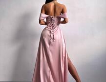 Атласний комплект: корсет бюстʼє + спідниця максі  | PUSHKA SHOP