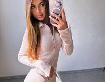 Трикотажна сукня з комірцем  | PUSHKA SHOP