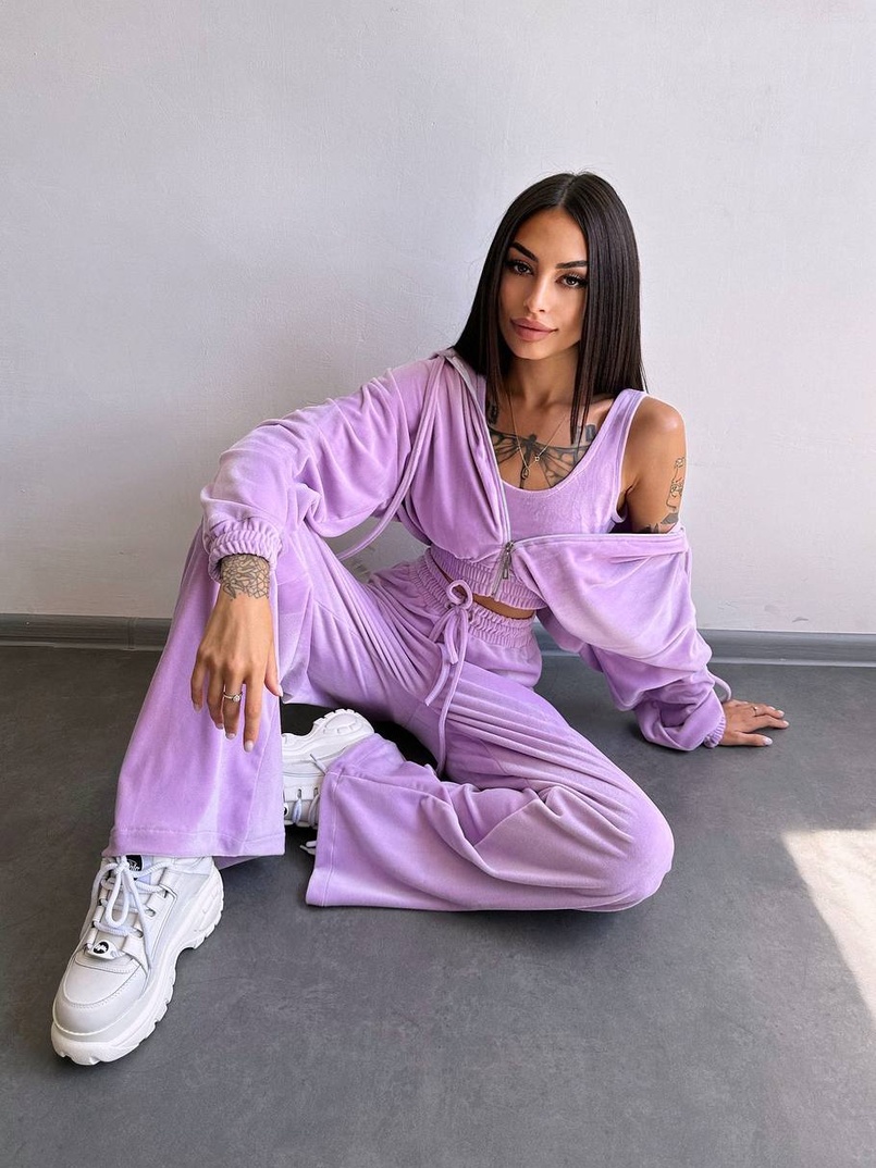 Велюровий комплект трійка  Велюровий комплект трійка  | PUSHKA SHOP