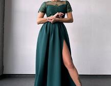 Сукня максі з мереживом  Сукня максі з мереживом  | PUSHKA SHOP