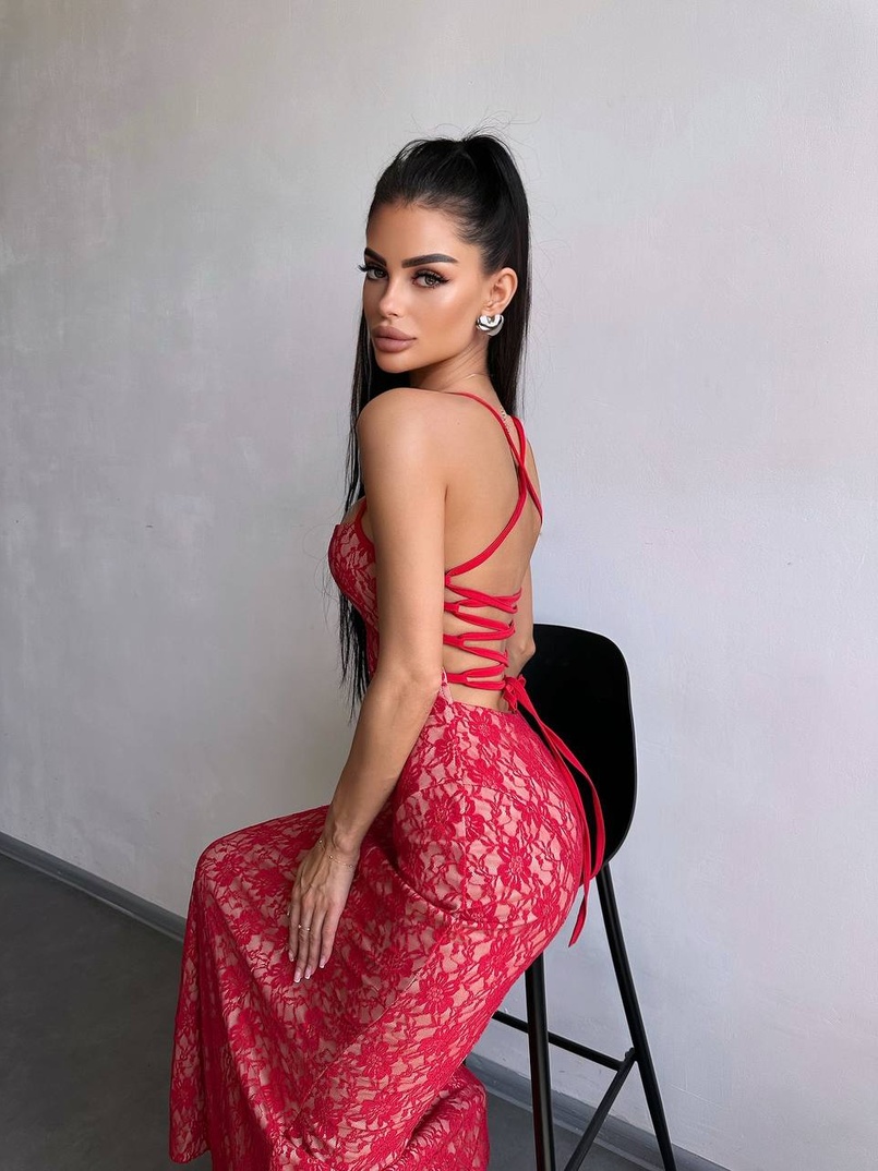 Мереживна сукня максі   Мереживна сукня максі   | PUSHKA SHOP