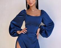 Атласний комплект: корсет + спідниця максі з драпіруванням Атласний комплект: корсет + спідниця максі з драпіруванням | PUSHKA SHOP