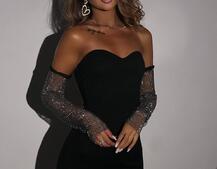 Трикотажна сукня міні з чашечками  | PUSHKA SHOP