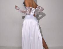 Комплект: мереживний корсет  +  спідниця максі   | PUSHKA SHOP