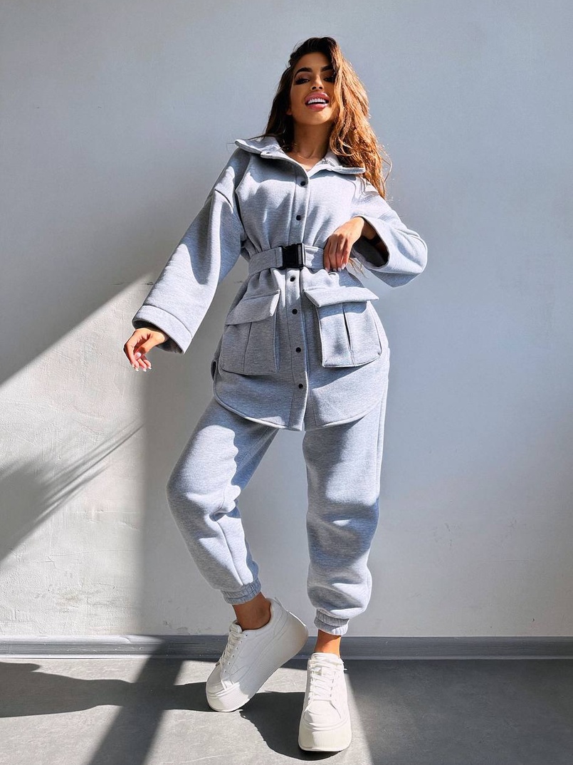 Комплект: тепла сорочка на кнопках + джоггери Комплект: тепла сорочка на кнопках + джоггери | PUSHKA SHOP