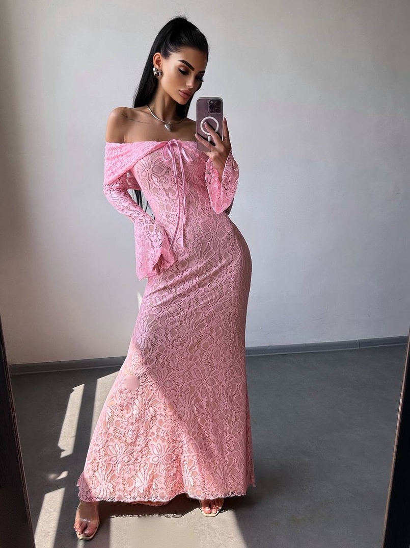 Мереживна сукня максі   | PUSHKA SHOP