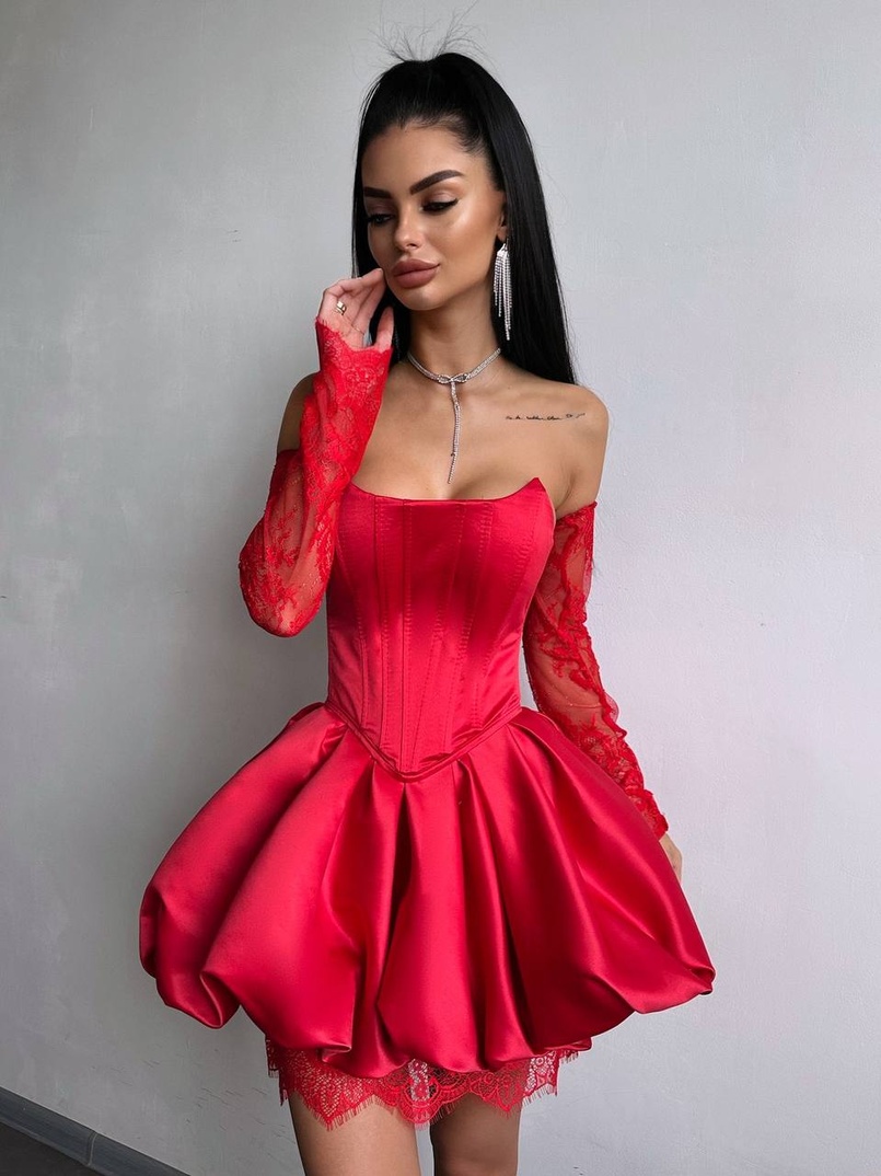 Комплект: корсет з рукавичками + спідниця  | PUSHKA SHOP