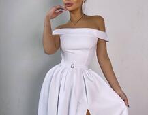 Сукня максі з відкритими плечима  | PUSHKA SHOP