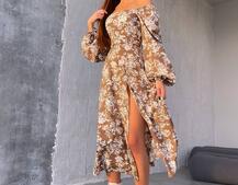 Улюблена сукня-міді зі шнурівкою на спинці та розрізом на ніжці Улюблена сукня-міді зі шнурівкою на спинці та розрізом на ніжці | PUSHKA SHOP