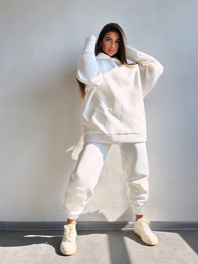 Теплий комплект: худі + спортивні штани Теплий комплект: худі + спортивні штани | PUSHKA SHOP
