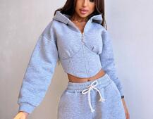 Комплект на флісі : худі з елементами корсету + штани  Комплект на флісі : худі з елементами корсету + штани  | PUSHKA SHOP