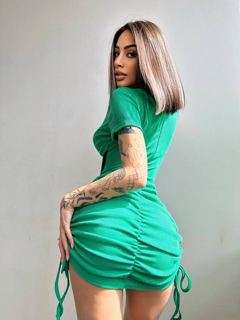 Сукня-міні  з елементами корсету  Довжину спідниці можна регулювати  | PUSHKA SHOP